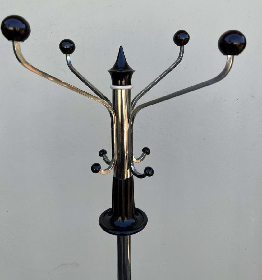 Deco Chrome/Bakelite Coat Stand